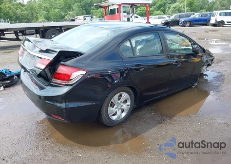 2014 Honda Civic Lx из США, поврежденный, VIN 19XFB2F52EE227241